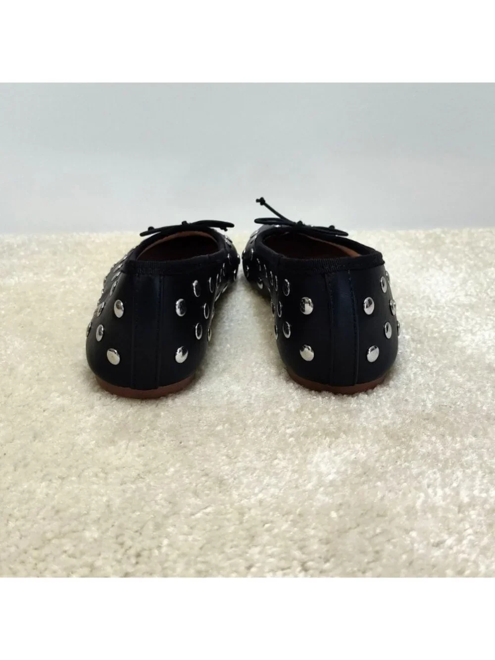 Time And Tru Studded Ballet Mary Jane Flats Loafers Slides Mules Slip-on US 6